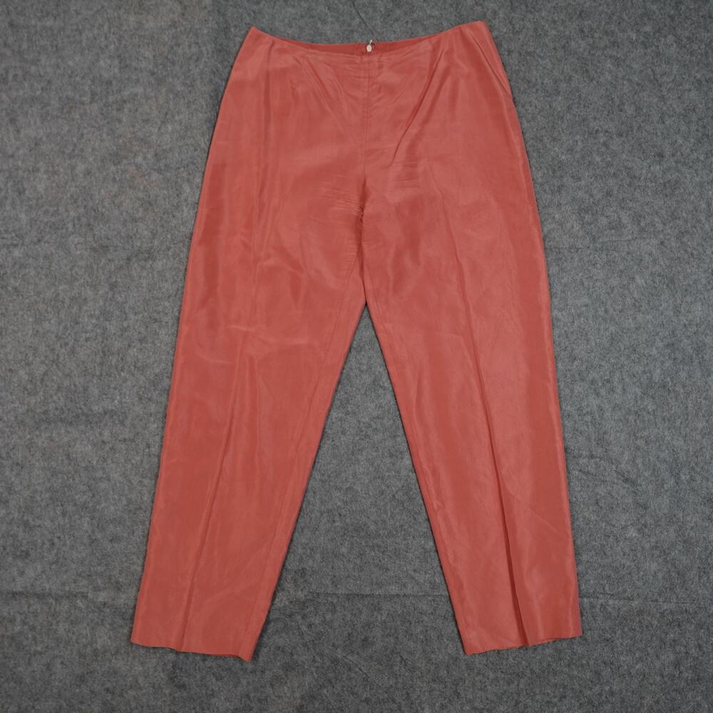 Vintage Oscar de la Renta Pants Womens 12 Old Money Pink Straight Leg 28"